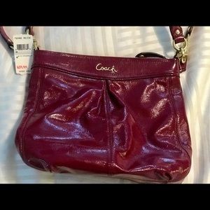 Coach Ashley Patent Hippie Bag F20462 Red